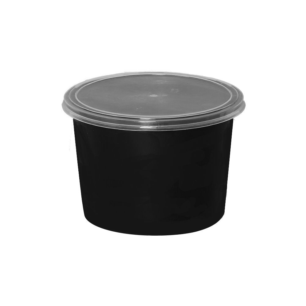 Plastic Round Containers - 675ml 